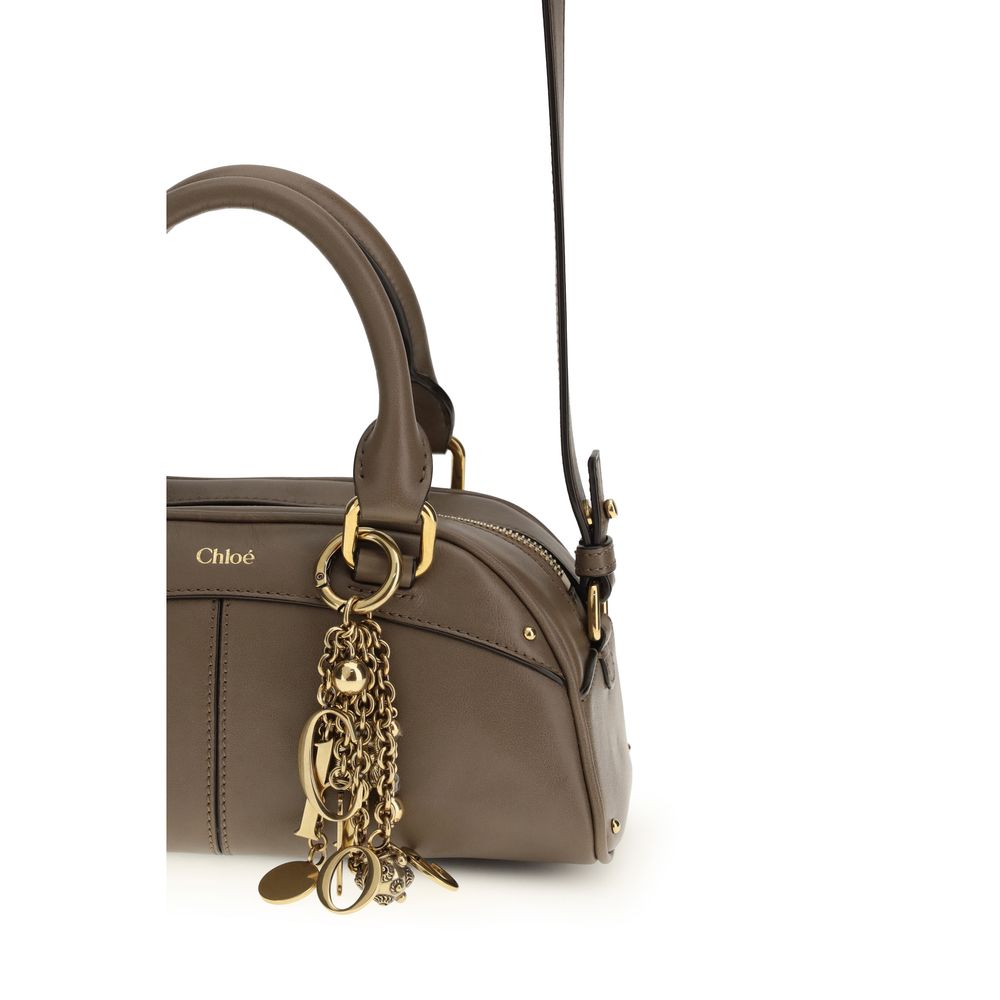 Gray Calf Leather Bos Taurus Handbag