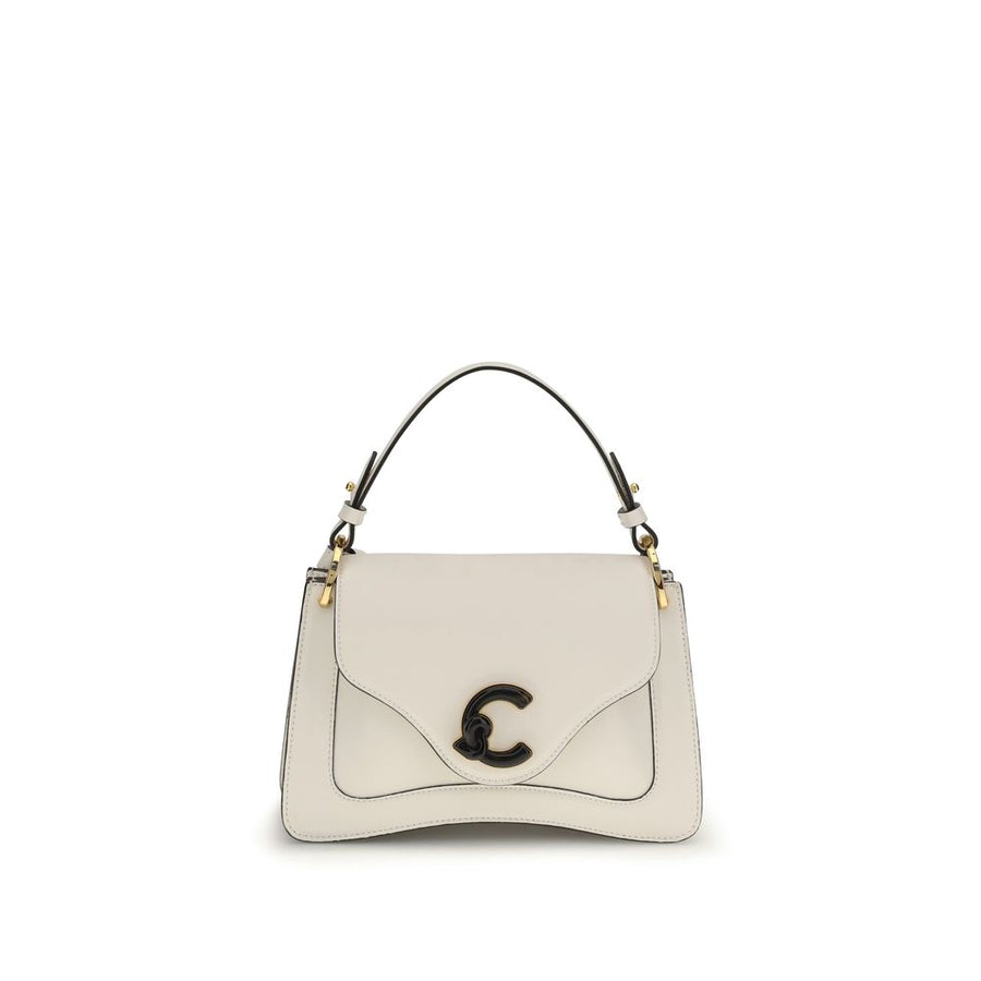 Cream Calf Leather Bos Taurus Shoulder Bag