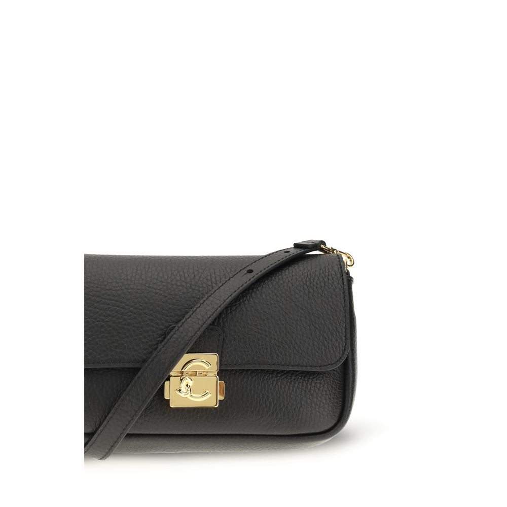 Black Calf Leather Bos Taurus Clutch Bag
