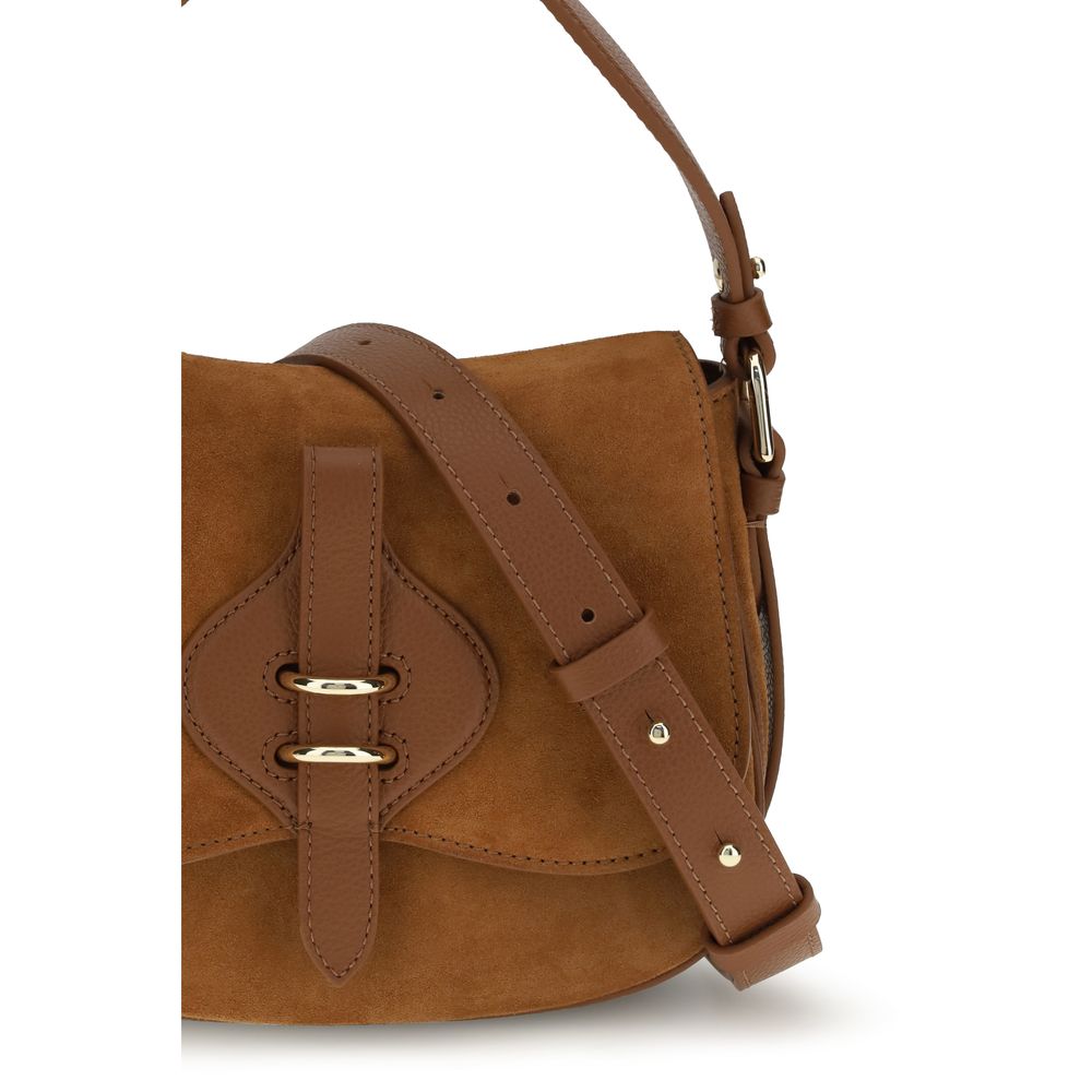 Brown Calf Leather Bos Taurus Shoulder Bag