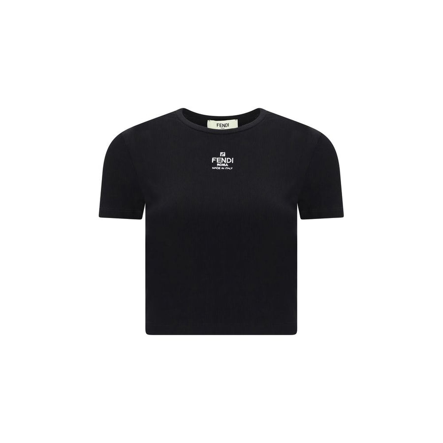 Black Cotton T-Shirt
