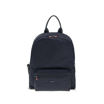 Blue Fabric Backpack