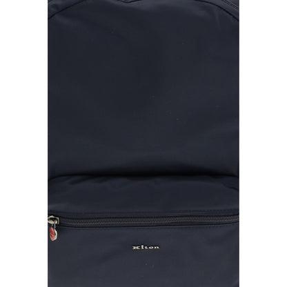 Blue Fabric Backpack