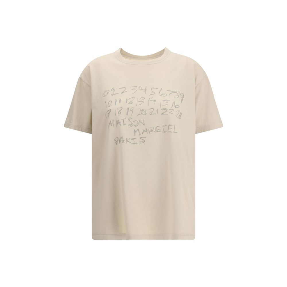 Beige Cotton T-Shirt