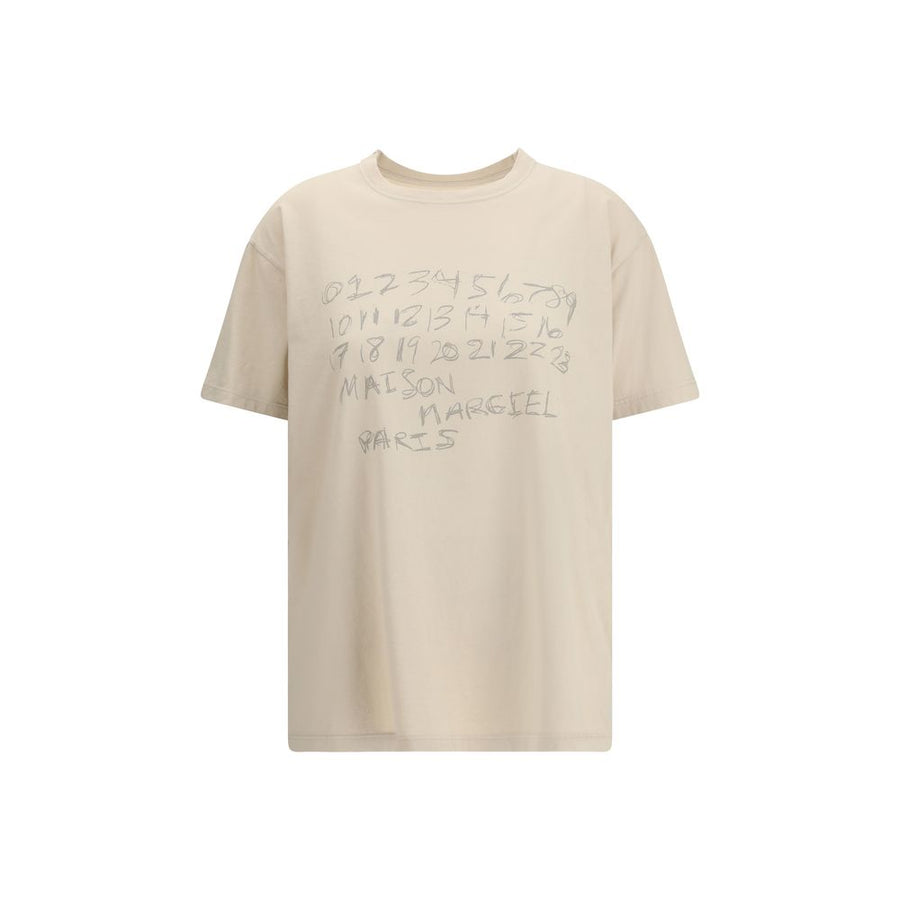 Beige Cotton T-Shirt