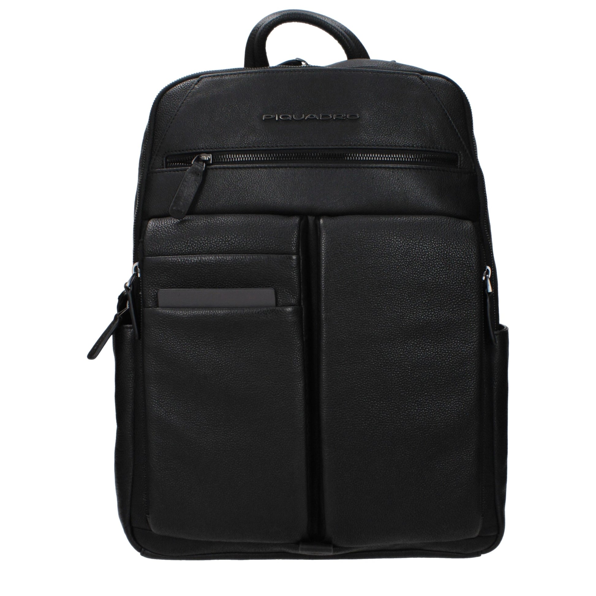 Black Leather Backpack