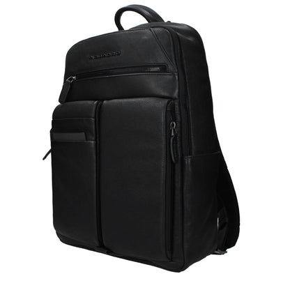 Black Leather Backpack