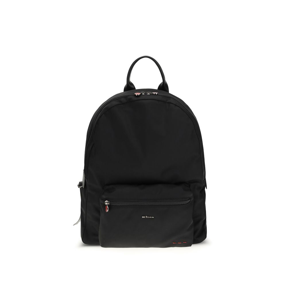 Black Nylon Backpack