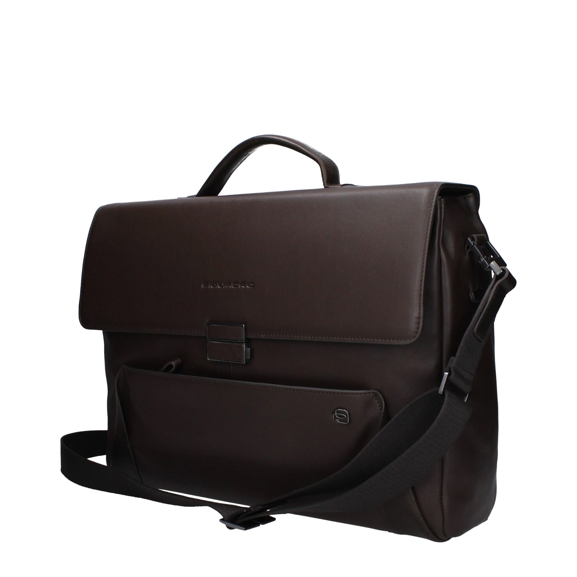 Brown Leather Business And Laptop Bag
