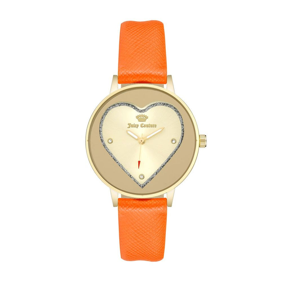 Orange Plastic Dress Watch