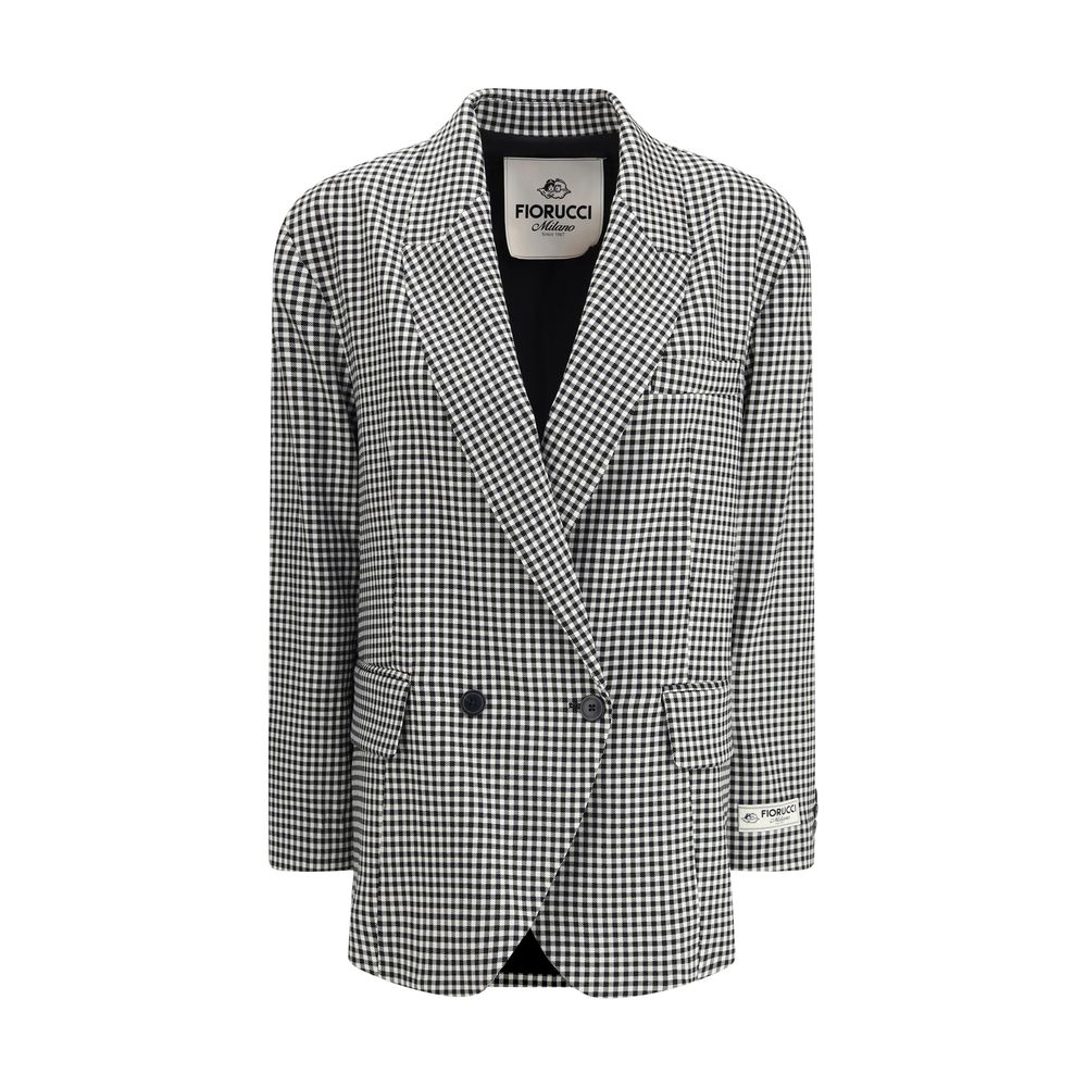 Multicolor Fleece Wool Blazer