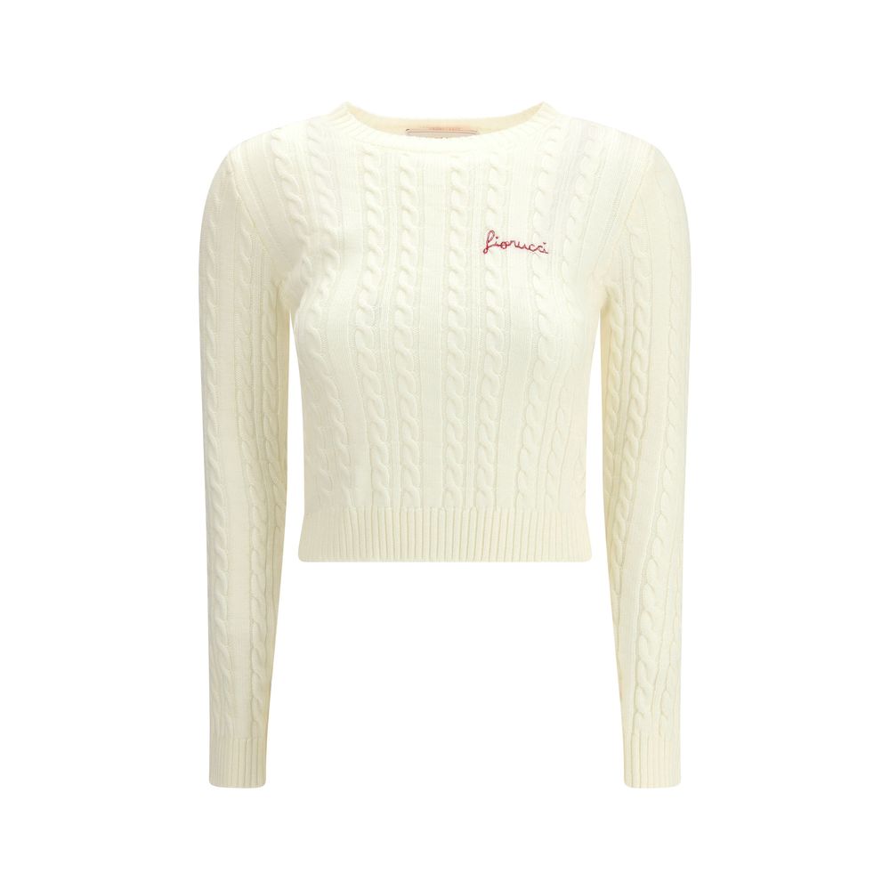 Cream Merino Wool Sweatshirt