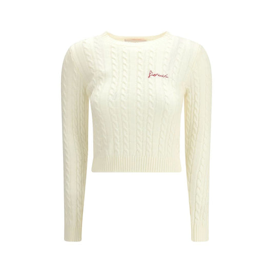 Cream Merino Wool Sweatshirt