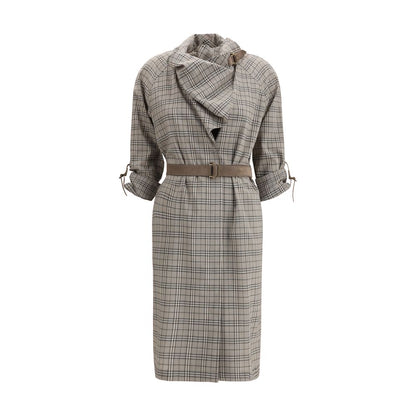 Gray Wool Casual Dress