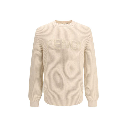Beige Fleece Wool Sweatshirt