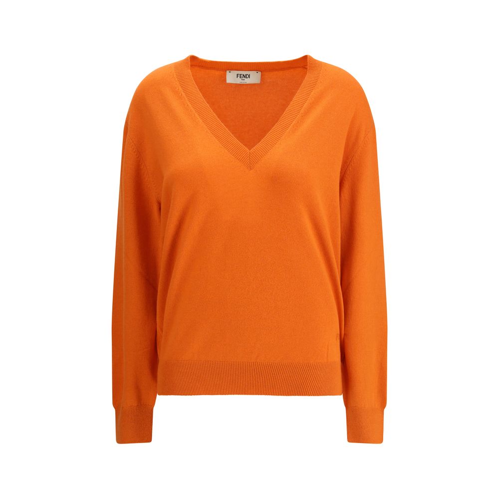 Orange Cashmere Sweatshirt