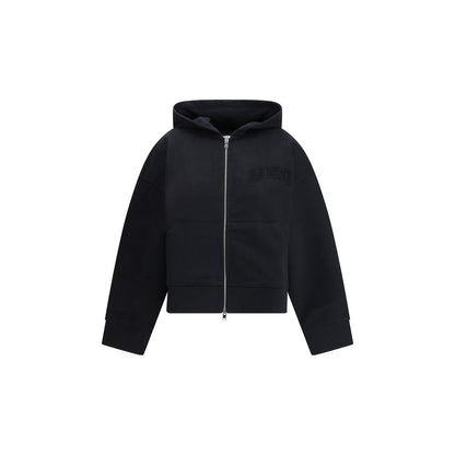 Black Cotton Sweatshirt