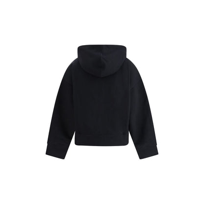 Black Cotton Sweatshirt