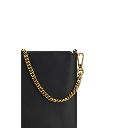 Black Leather Shoulder Bag