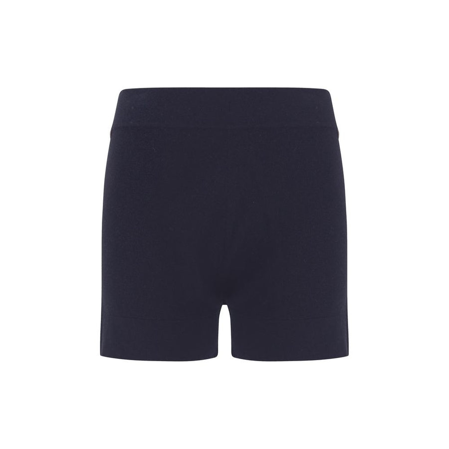 Blue Cotton Bermuda Shorts