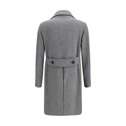 Gray Fleece Wool Coat