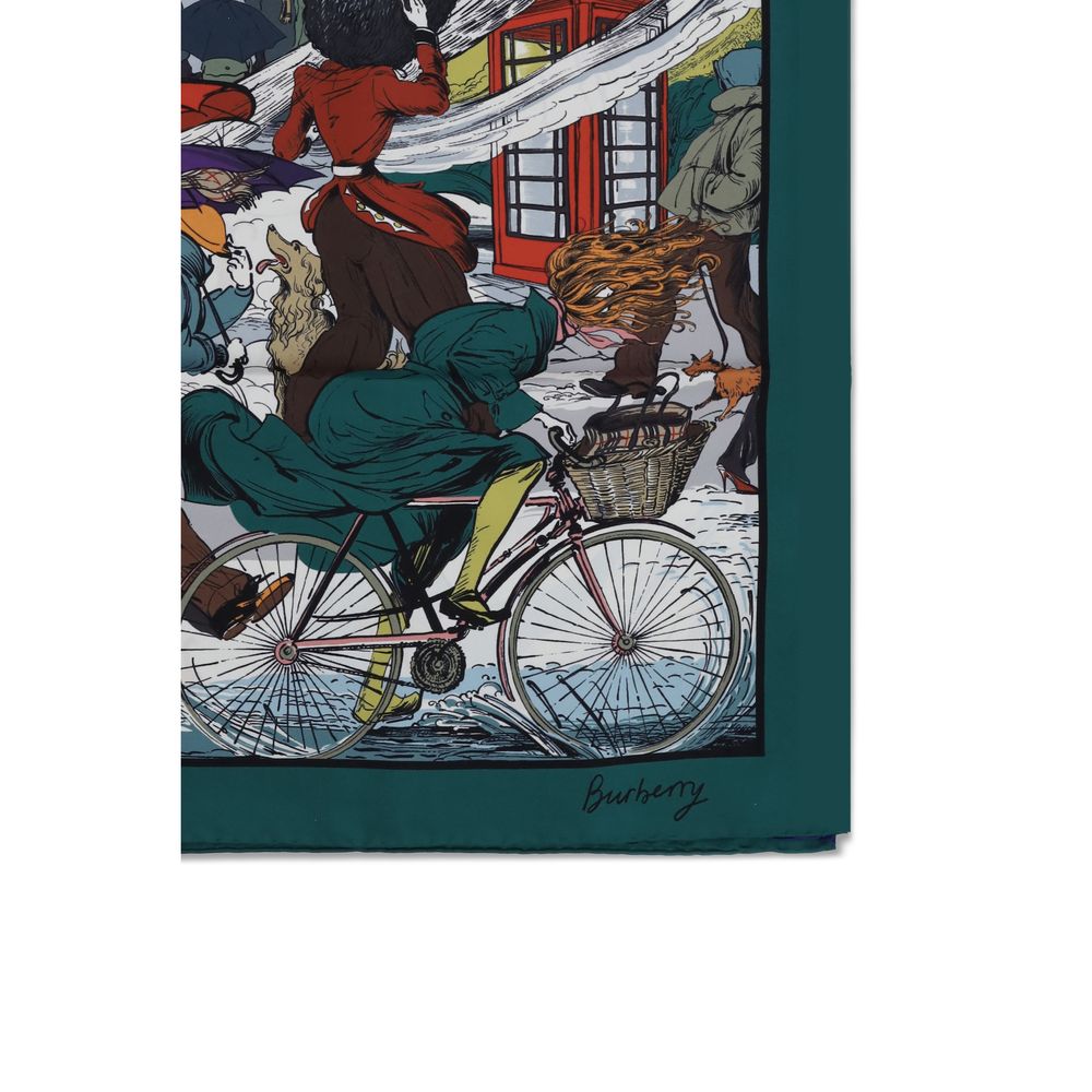 Multicolor Silk Scarf