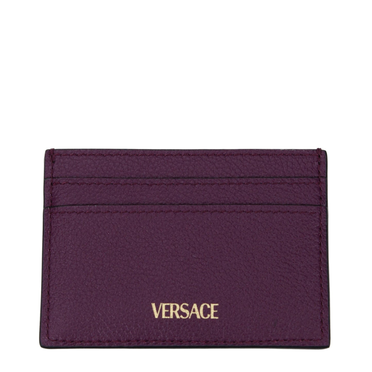Purple Leather Cardholder