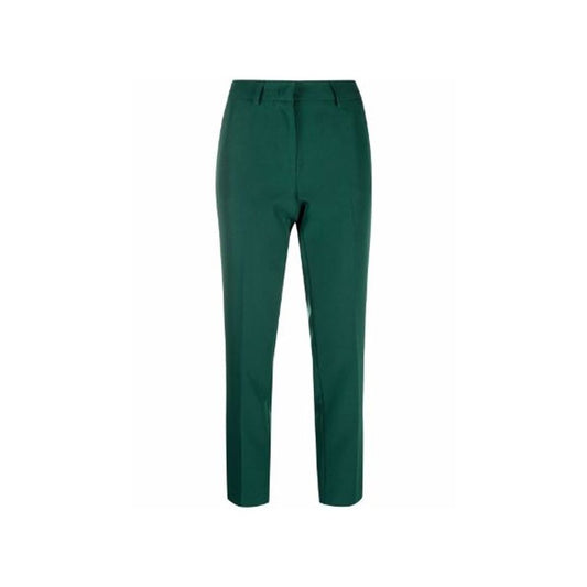 Bicolor Elastane Casual Pants