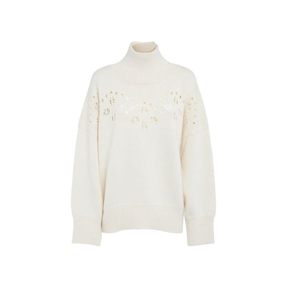 White Wool Sweatshirt
