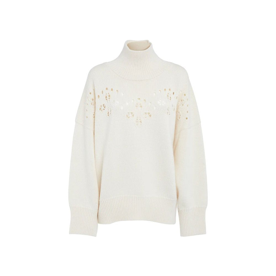 White Wool Sweatshirt