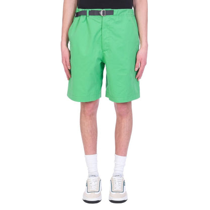 Bicolor Cotton Shorts