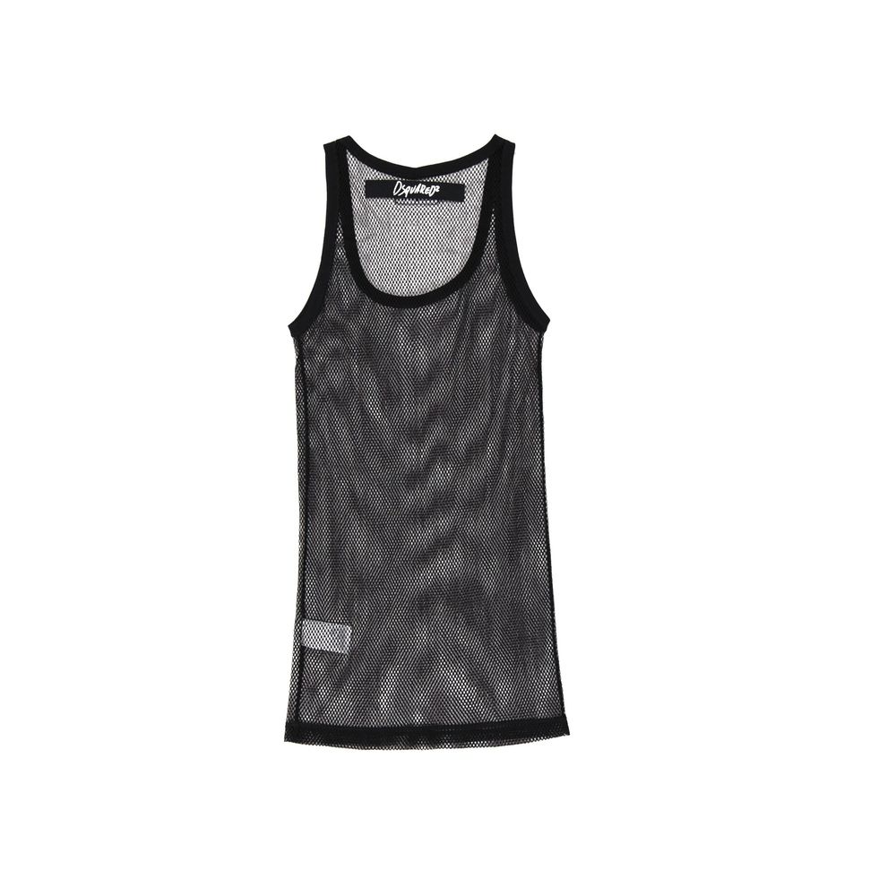 Black Cotton Tank Tops