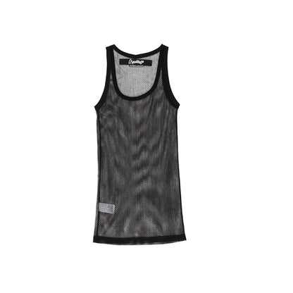 Black Cotton Tank Tops