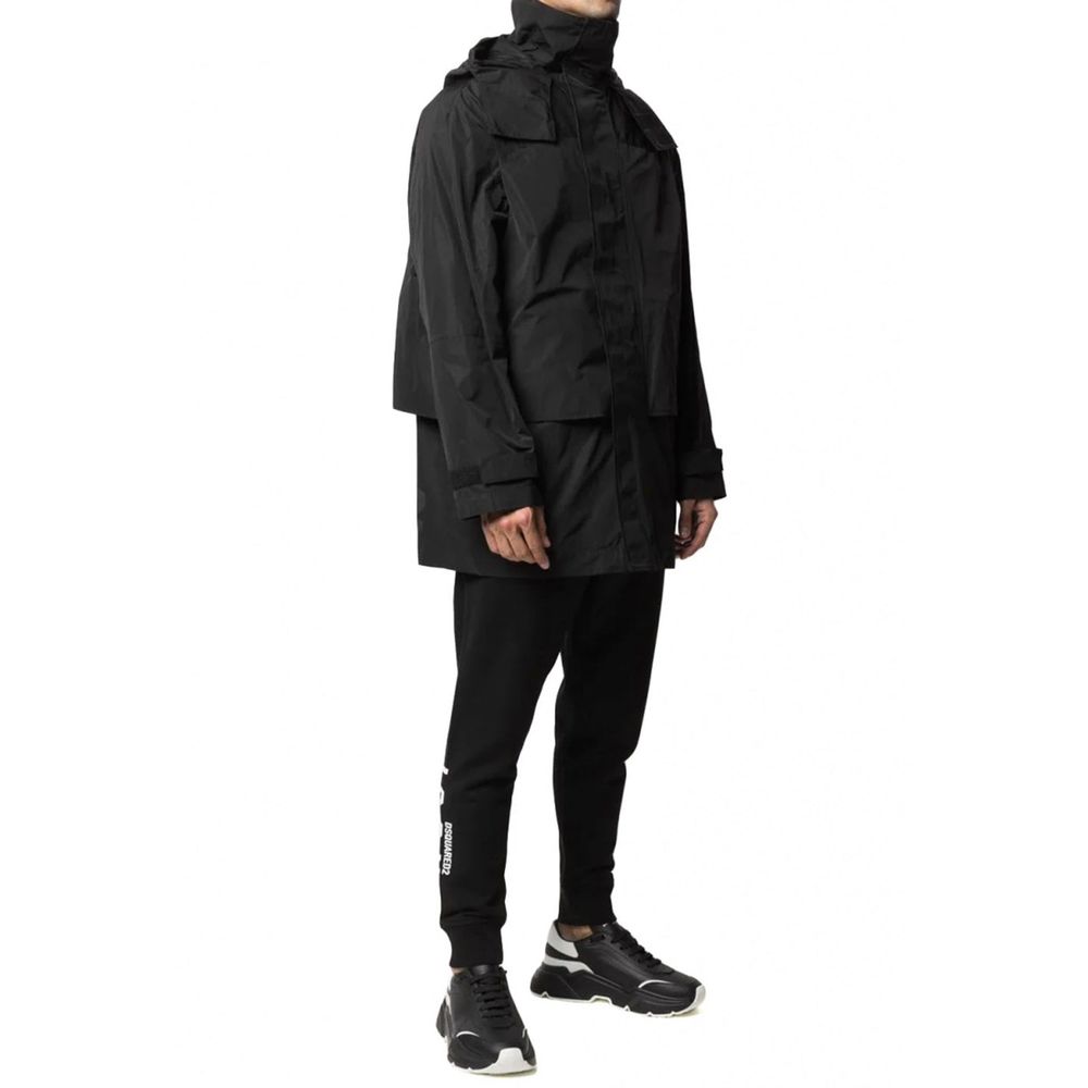 Black Nylon Shell Jacket