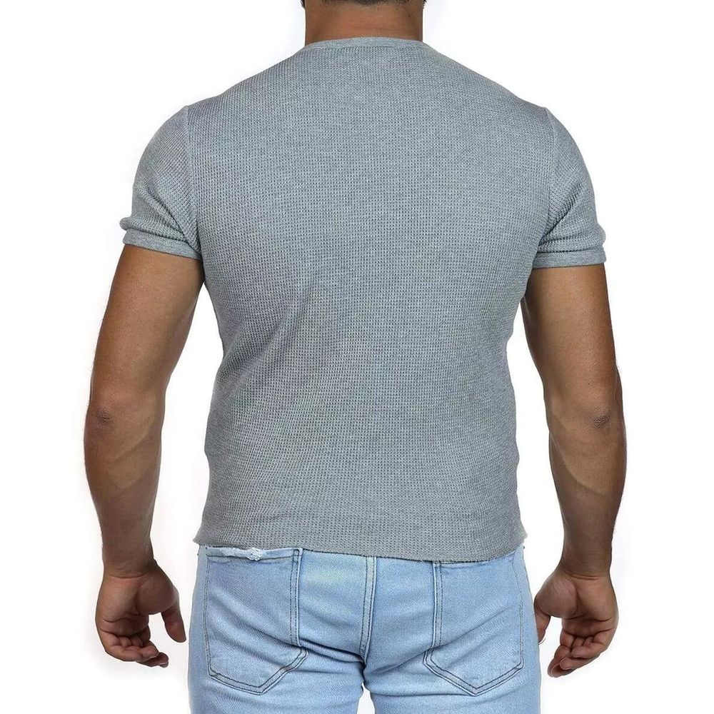 Gray Cotton T-Shirt