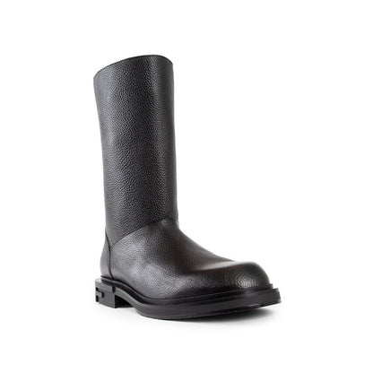 Black Calfskin Boots