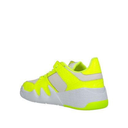 White Calfskin Athletic Sneakers