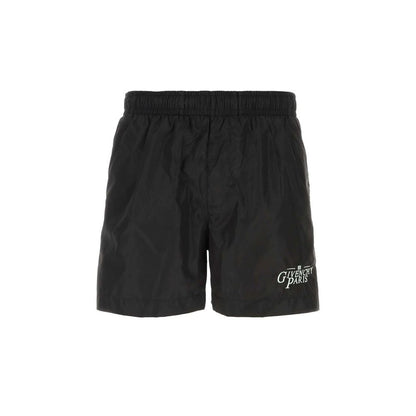 Black Polyamide Swim Shorts