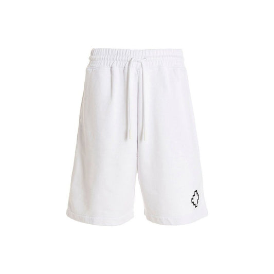 White Cotton Shorts