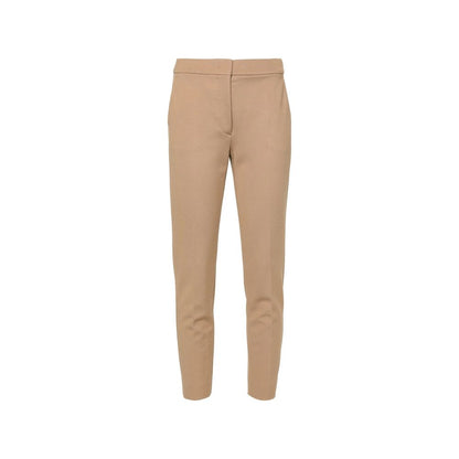 Brown Elastane Pants
