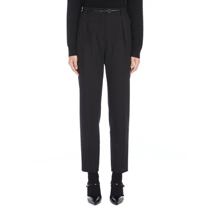 Black Elastane Dress Pants