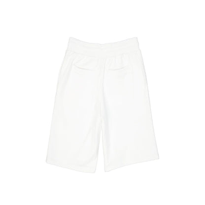 White Cotton Shorts