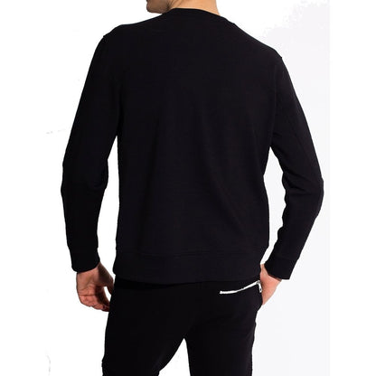 Black Cotton Sweatshirt