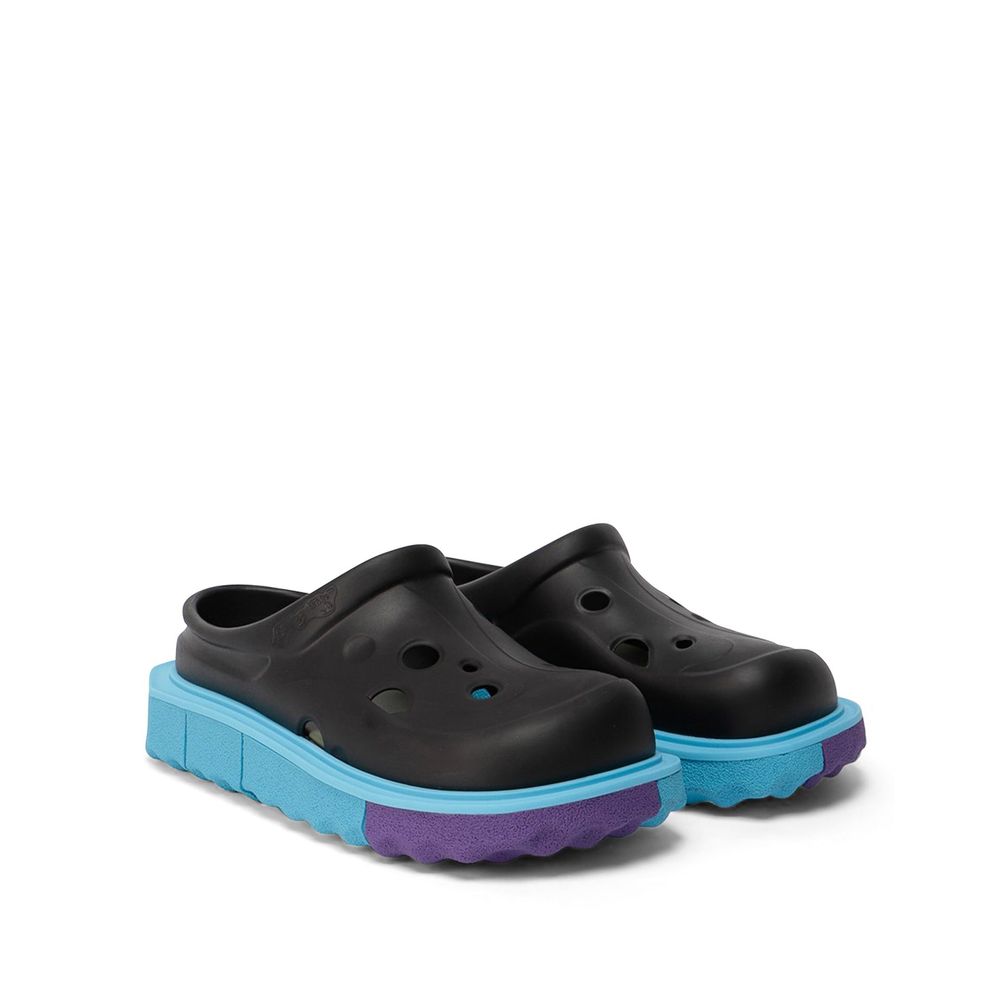 Black Rubber Slippers