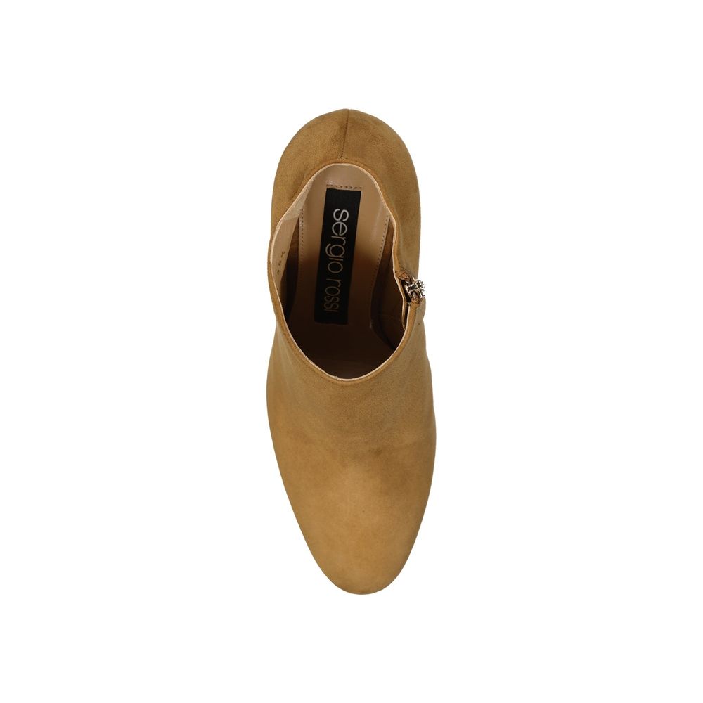 Brown Calfskin Ankle Boots