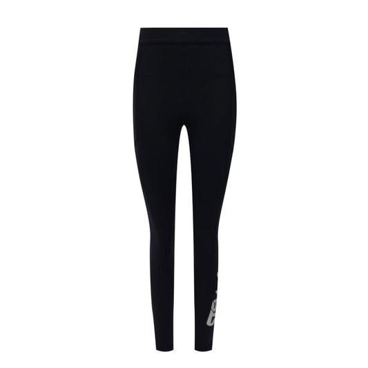 Blue Polyamide Athletic Pants