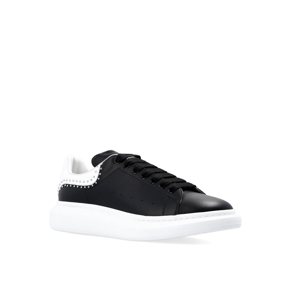 Black Calfskin Chunky Sneakers