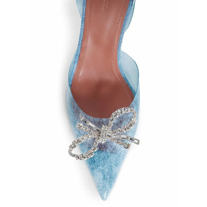 Blue Plexiglass High Heel Pumps