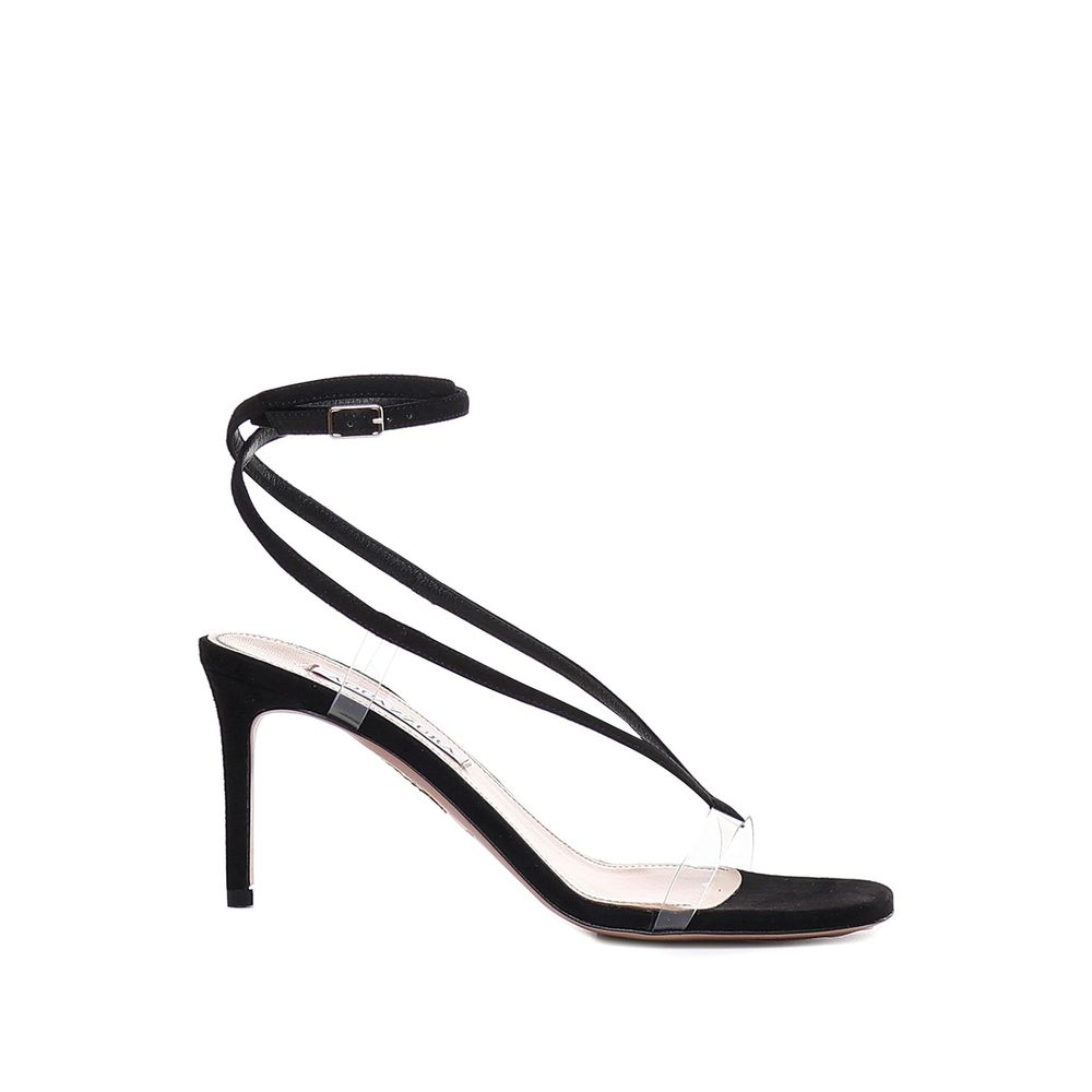 Black Calfskin High Heel Pumps
