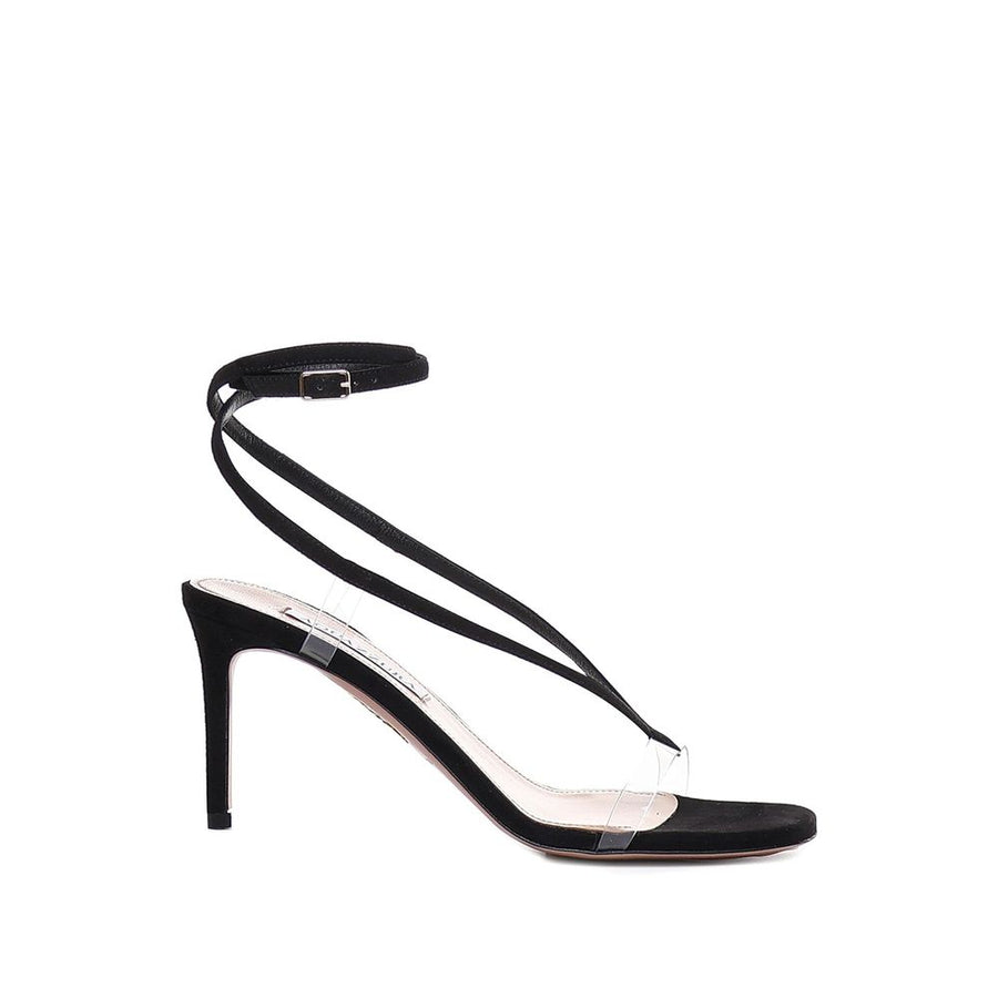 Black Calfskin High Heel Pumps